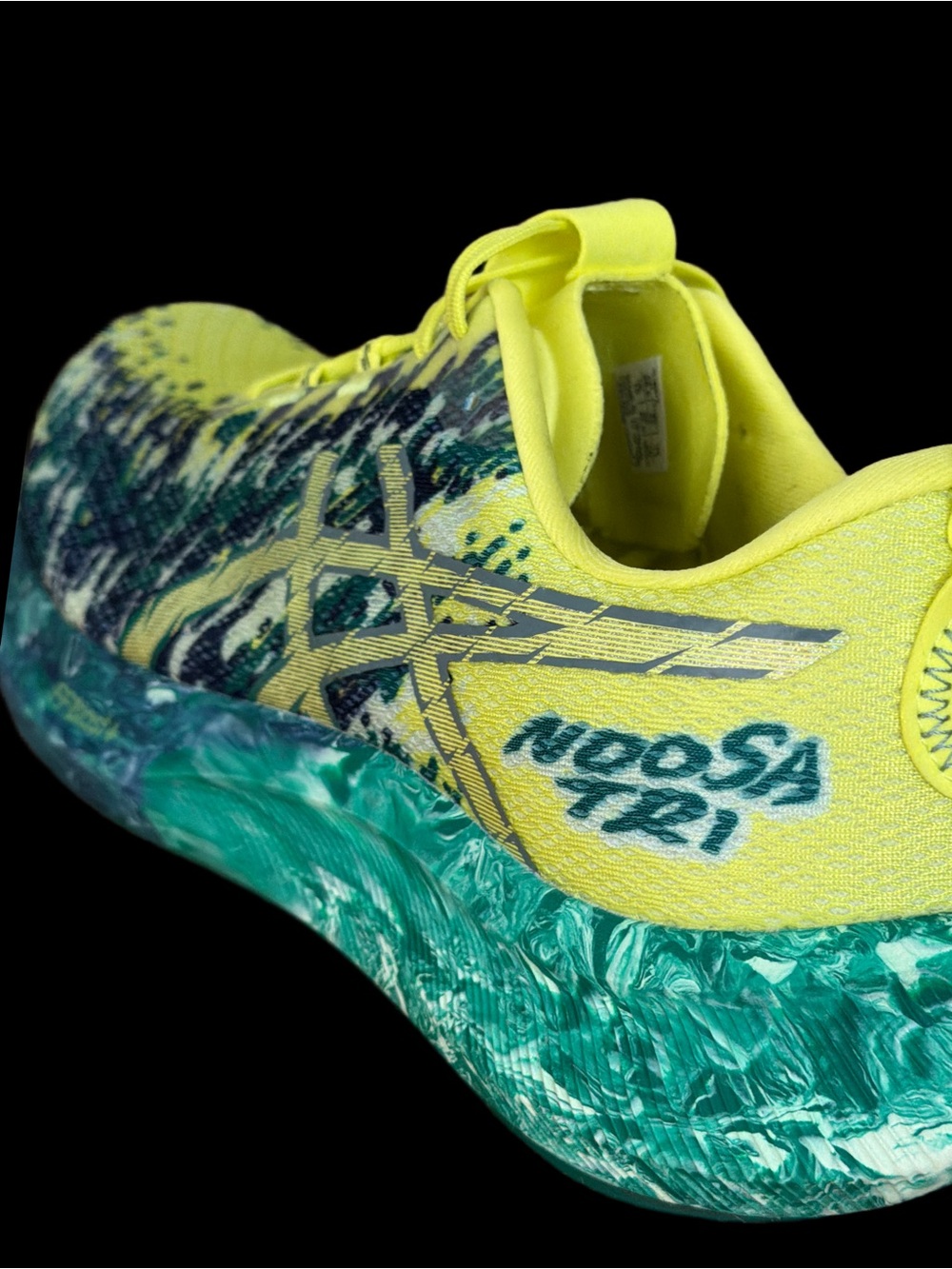 ASICS NOOSA TRI 16 Citron Jasper Green Men’s size 11 - Picture 11 of 13